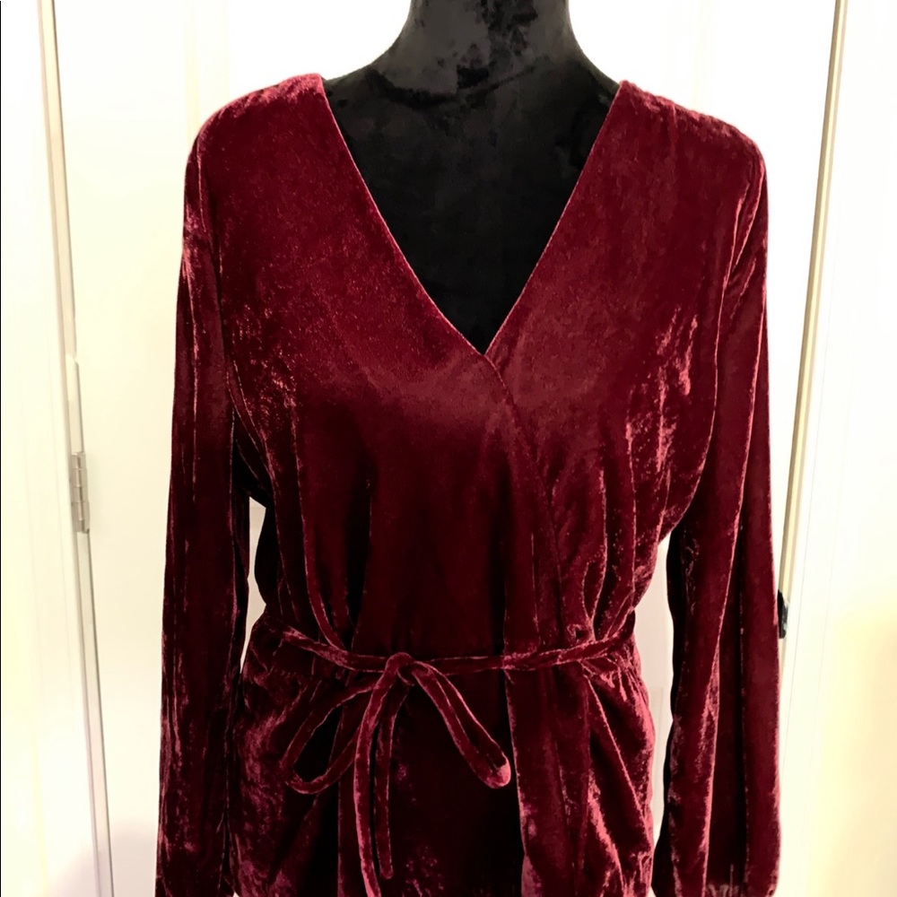 J Crew Velvet Shirt Sz14